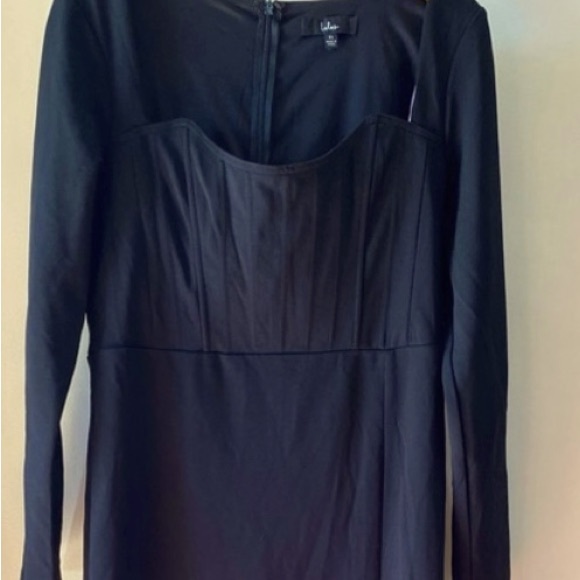 Lulu's Glamorous Sweetheart Black Long Sleeve
Maxi Dress with Sexy Slit - Picture 2 of 3